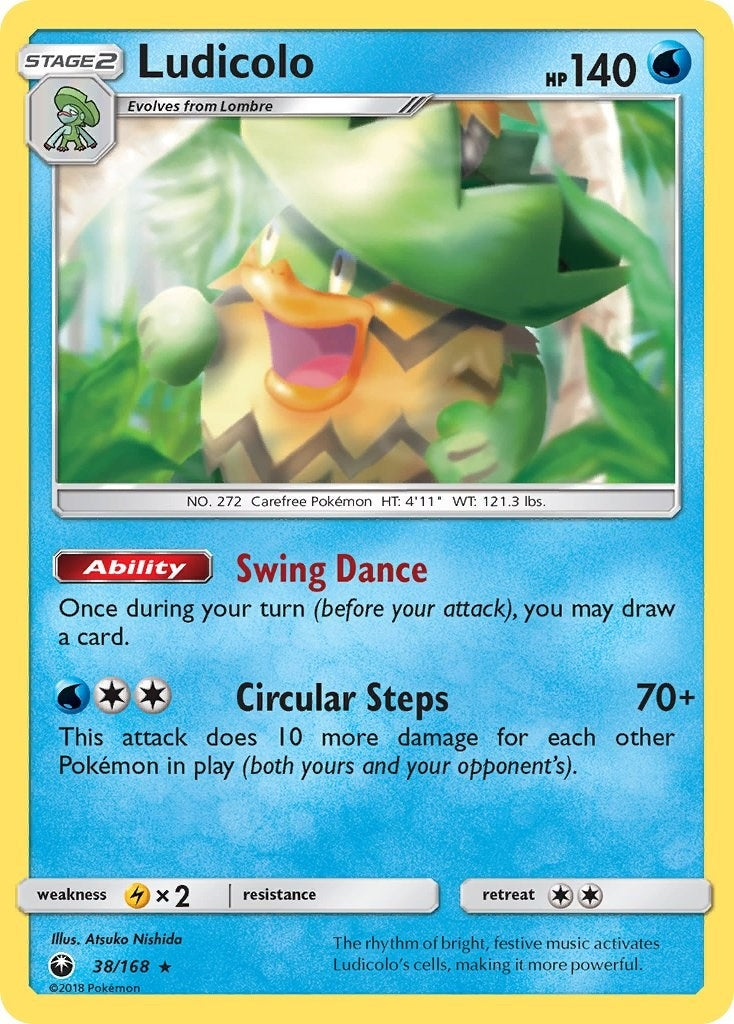 Image for Ludicolo (38/168) (SM - Celestial Storm) (CES) - Pokemon