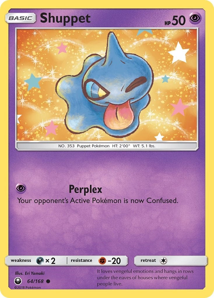 Image for Shuppet (64) (64/168) (SM - Celestial Storm) (CES) - Pokemon