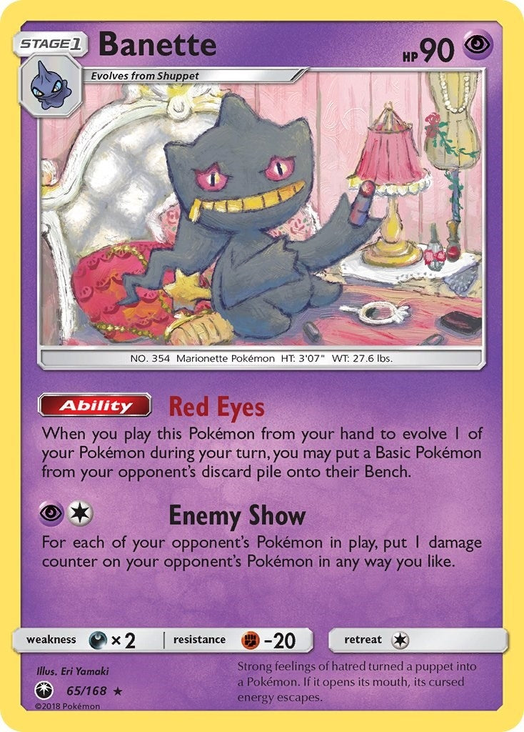 Image for Banette (65/168) (SM - Celestial Storm) (CES) - Pokemon