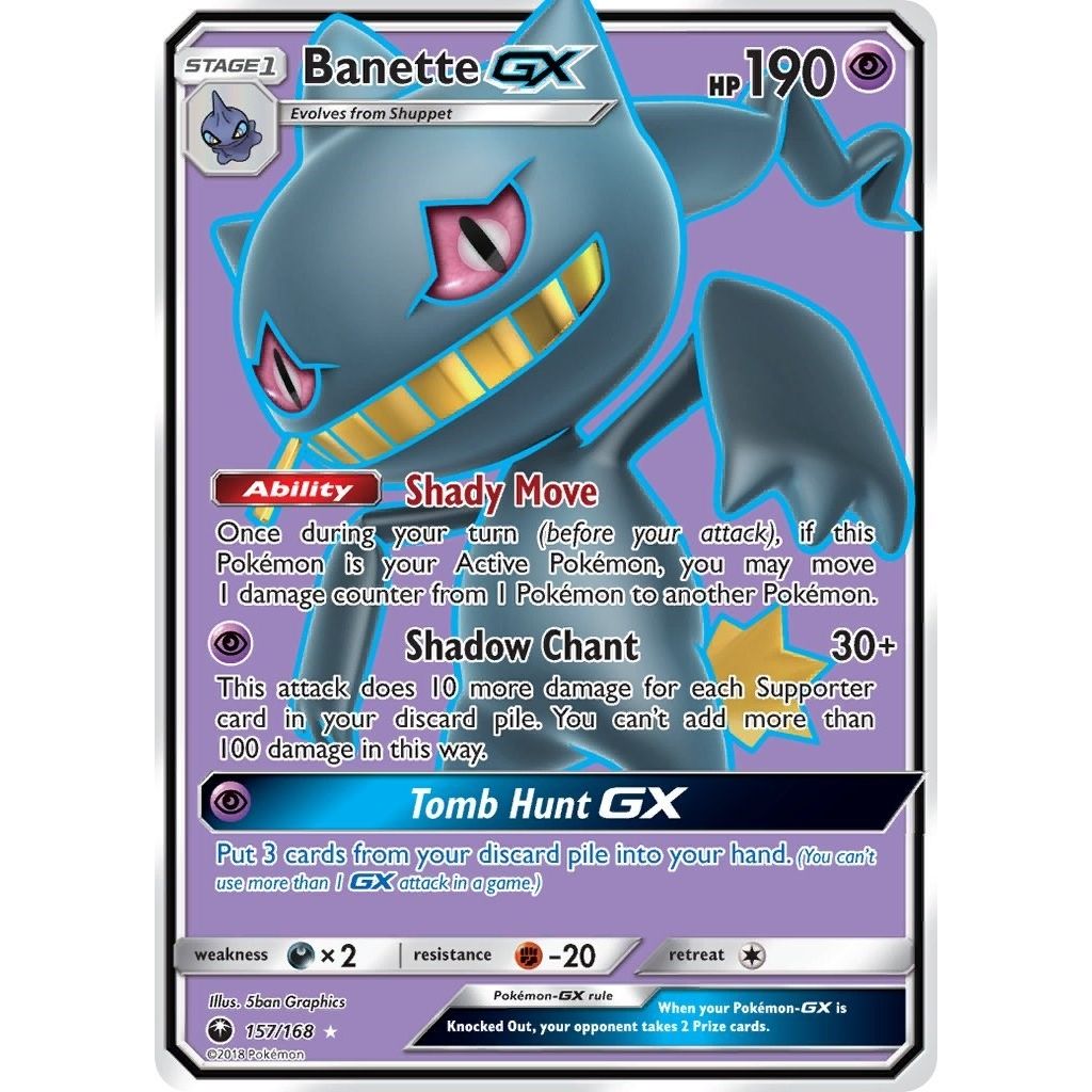 Image for Banette GX (Full Art) (157/168) (SM - Celestial Storm) - Pokemon