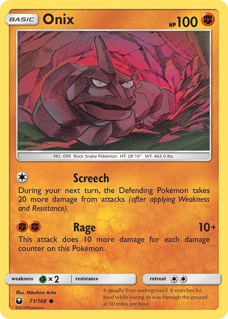 Image for Onix (71/168) (SM - Celestial Storm) (CES) - Pokemon