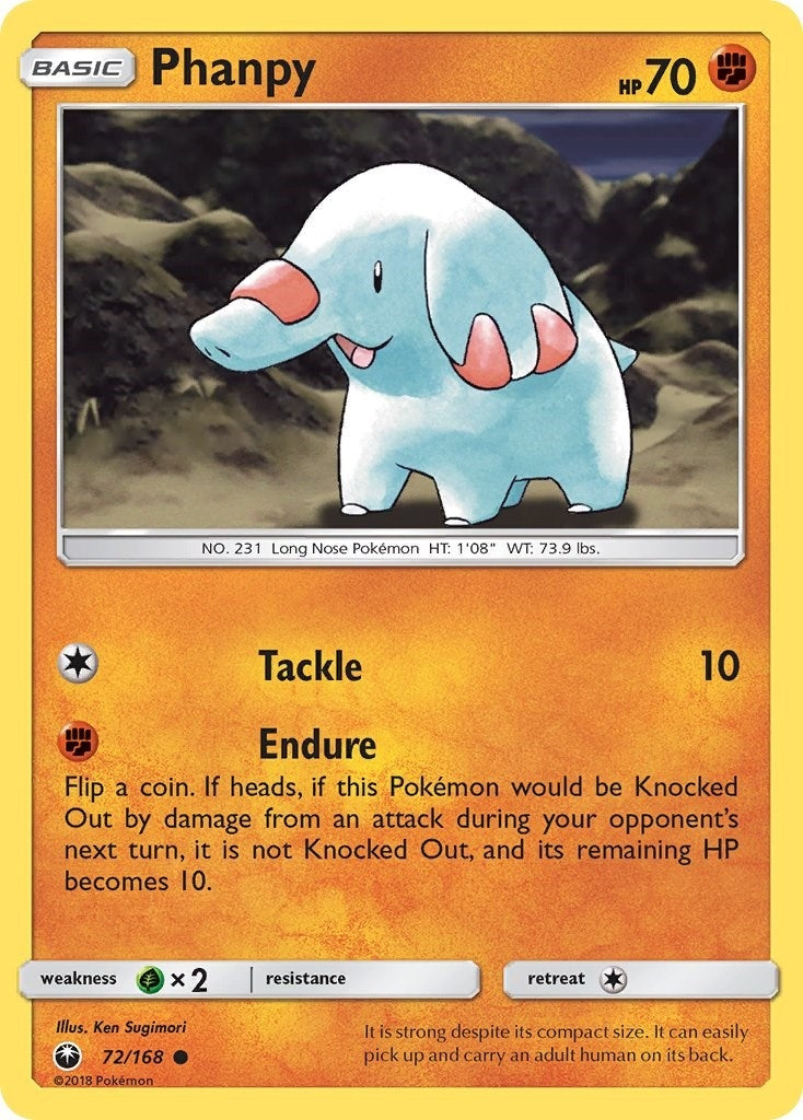 Image for Phanpy (72/168) (SM - Celestial Storm) (CES) - Pokemon