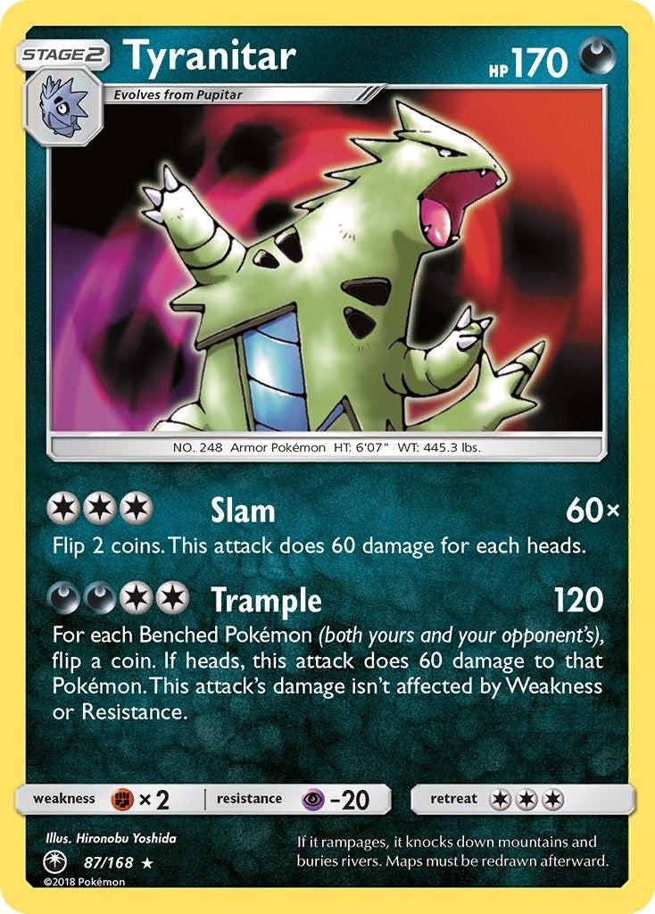 Image for Tyranitar (87/168) (SM - Celestial Storm) (CES) - Pokemon