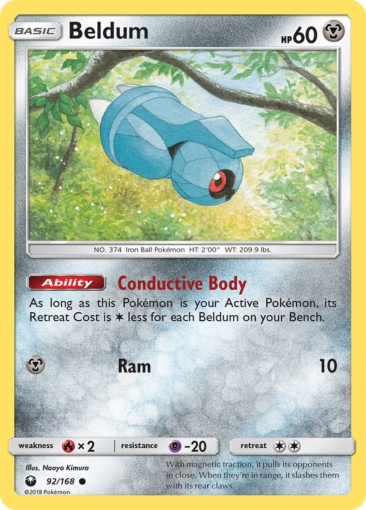 Image for Beldum (92) (92/168) (SM - Celestial Storm) (CES) - Pokemon