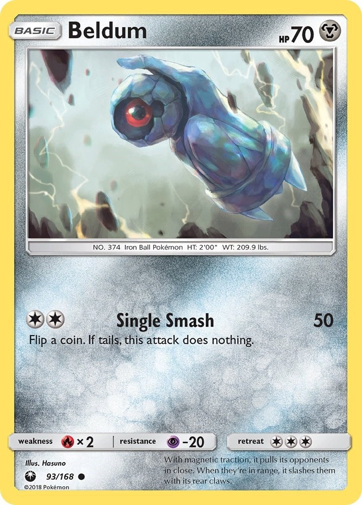 Image for Beldum (93) (93/168) (SM - Celestial Storm) (CES) - Pokemon