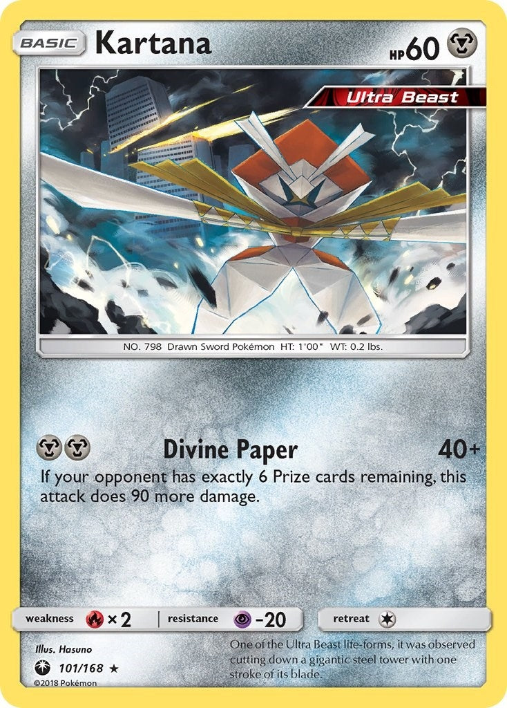 Image for Kartana (101/168) (SM - Celestial Storm) (CES) - Pokemon