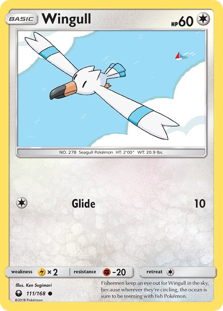 Image for Wingull (111/168) (SM - Celestial Storm) (CES) - Pokemon