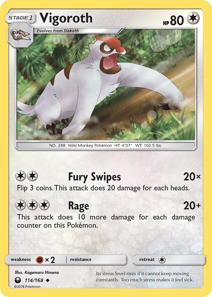 Image for Vigoroth (114/168) (SM - Celestial Storm) (CES) - Pokemon