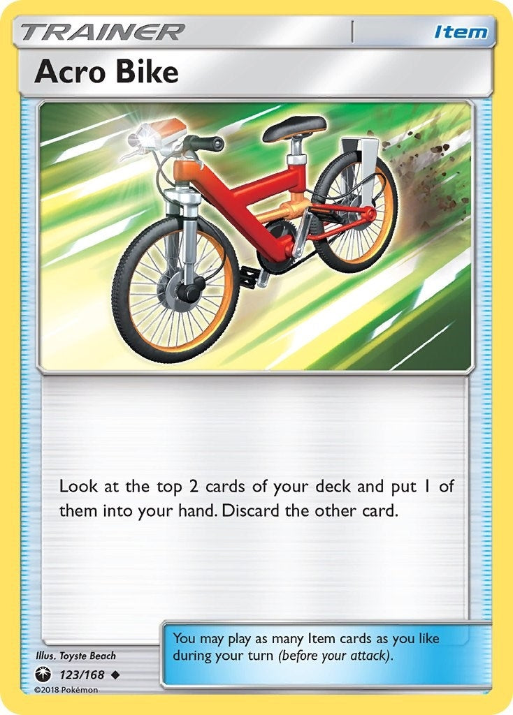 Image for Acro Bike (123/168) (SM - Celestial Storm) (CES) - Pokemon