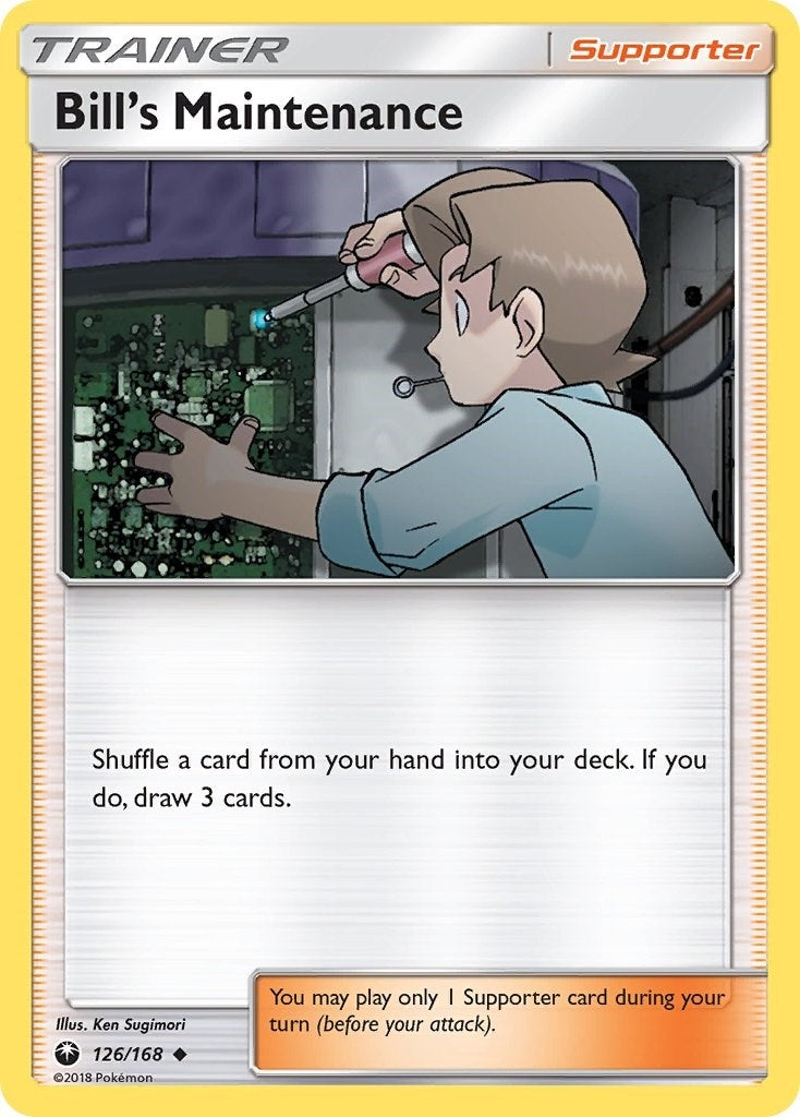 Image for Bill's Maintenance (126/168) (SM - Celestial Storm) (CES) - Pokemon