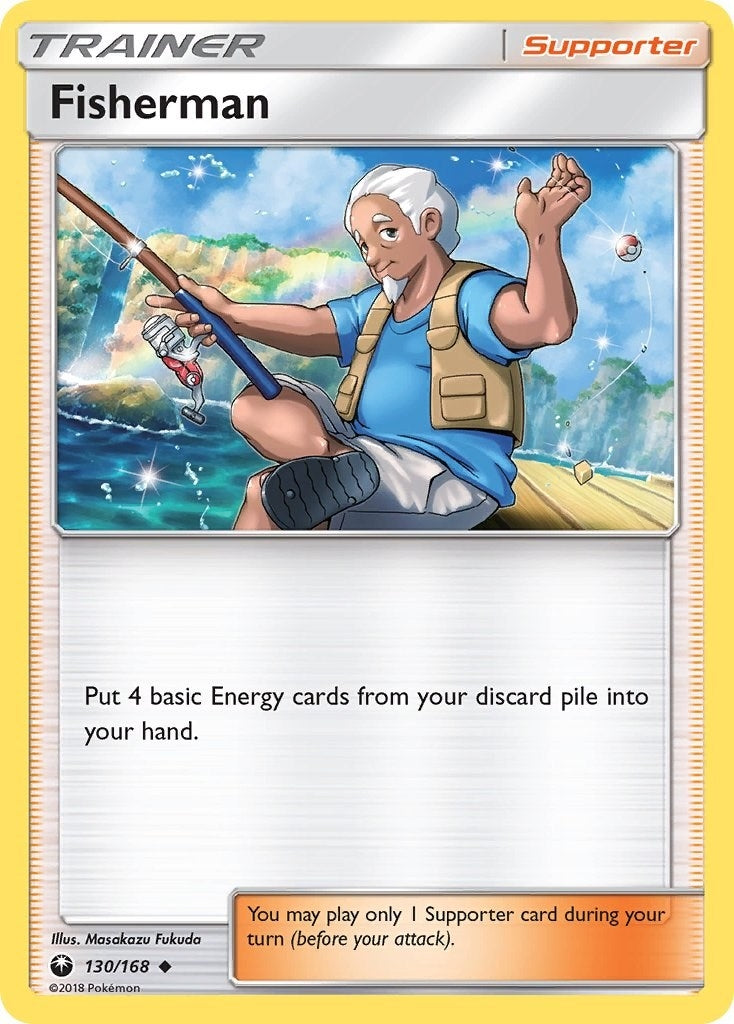 Image for Fisherman (130/168) (SM - Celestial Storm) (CES) - Pokemon