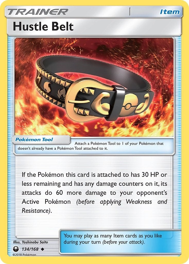 Image for Hustle Belt (134/168) (SM - Celestial Storm) (CES) - Pokemon