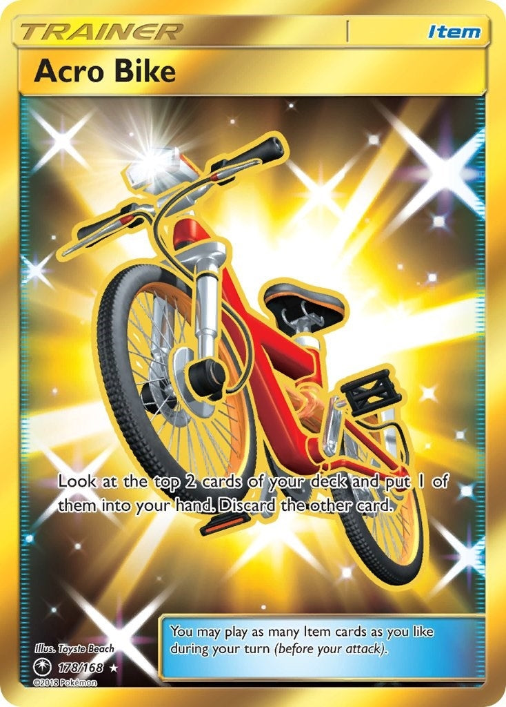 Image for Acro Bike (Secret) (178/168) (SM - Celestial Storm) (CES) - Pokemon