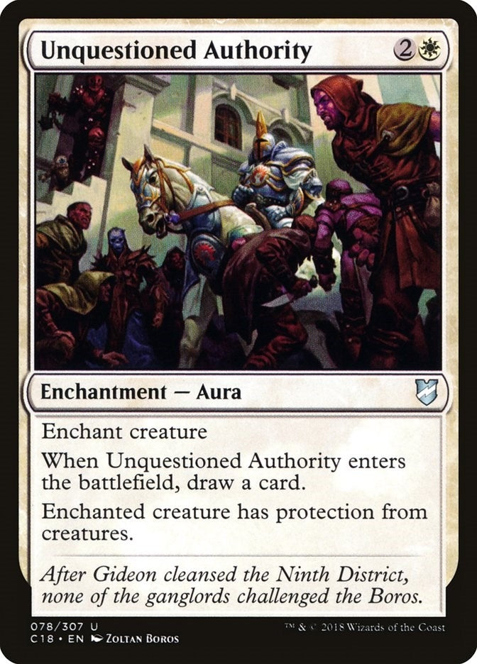 Unquestioned Authority (78) (Commander 2018) - PokeBox USA
