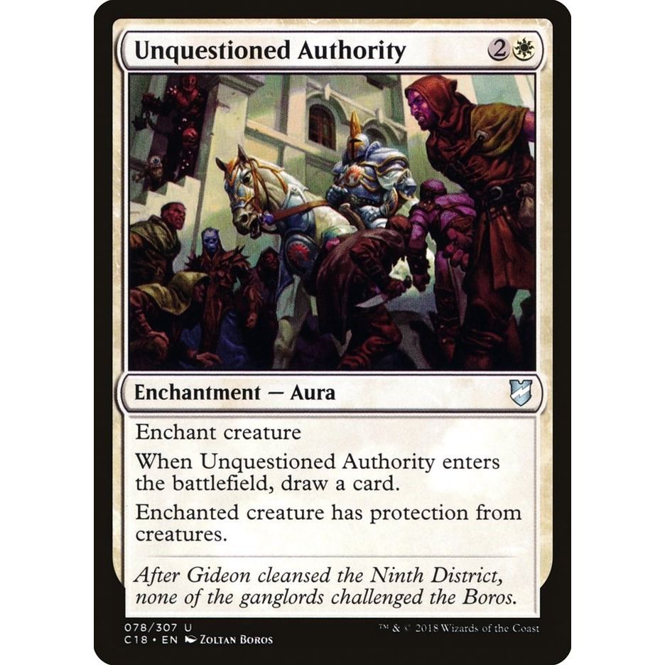 Unquestioned Authority (78) (Commander 2018) - PokeBox USA