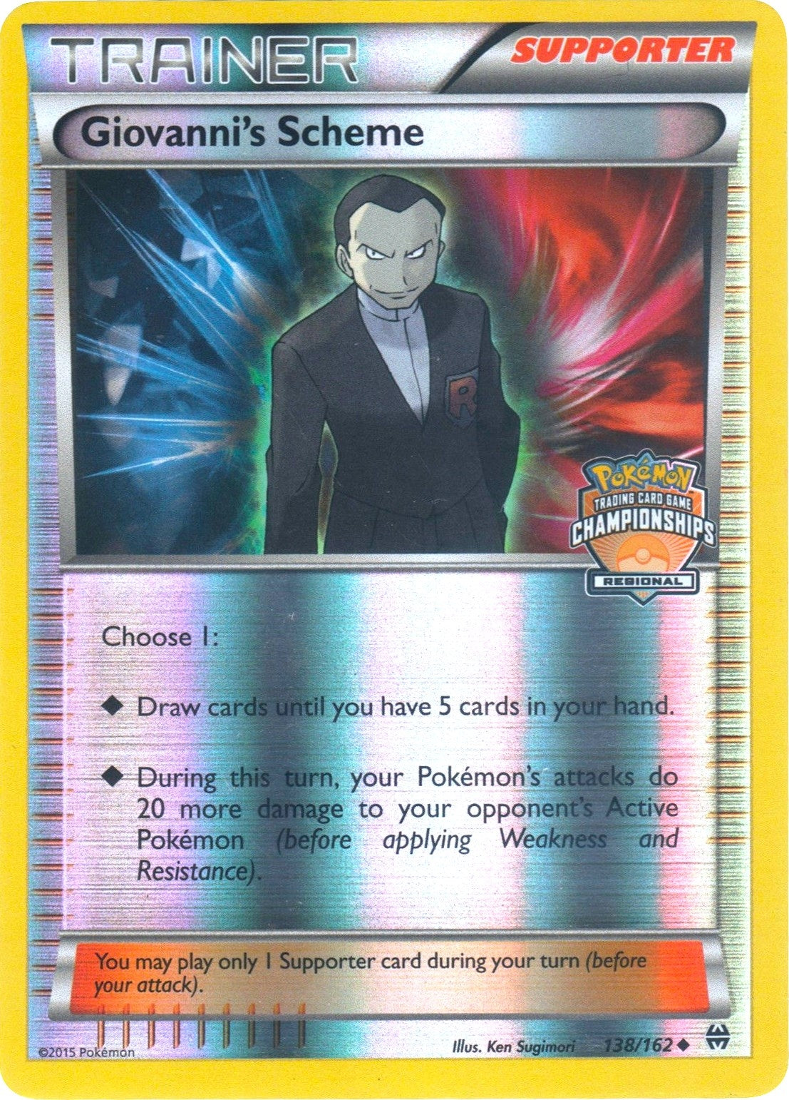 Image for Giovanni's Scheme - 138/162 (Regional Championships) (138/162) (League & Championship Cards) (PR) - Pokemon