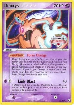 Image for Deoxys - 16/107 (Regional Championships) (016/107) (League & Championship Cards) (PR) - Pokemon