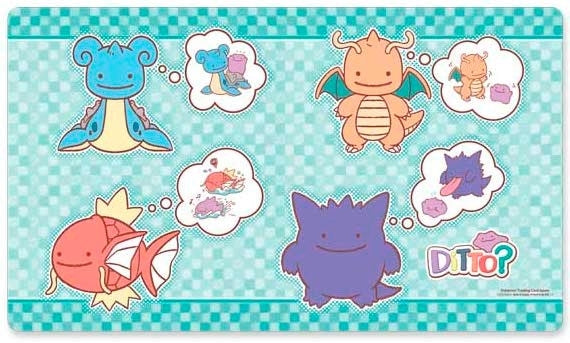 Image for Pokemon TCG: Ditto As Lapras, Dragonite, Magikarp & Gengar Playmat - Playmats