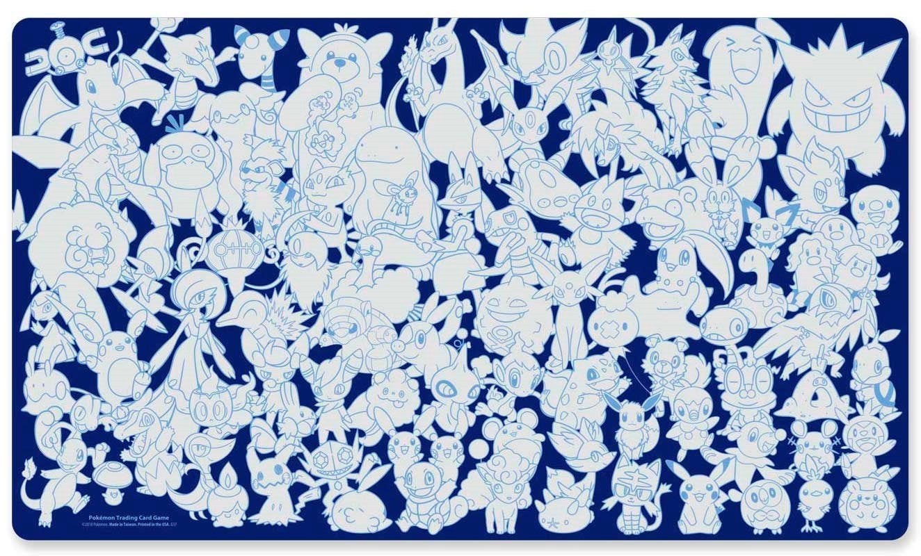 Image for Pokemon TCG: All-Time Favorites Line Art Playmat - Playmats