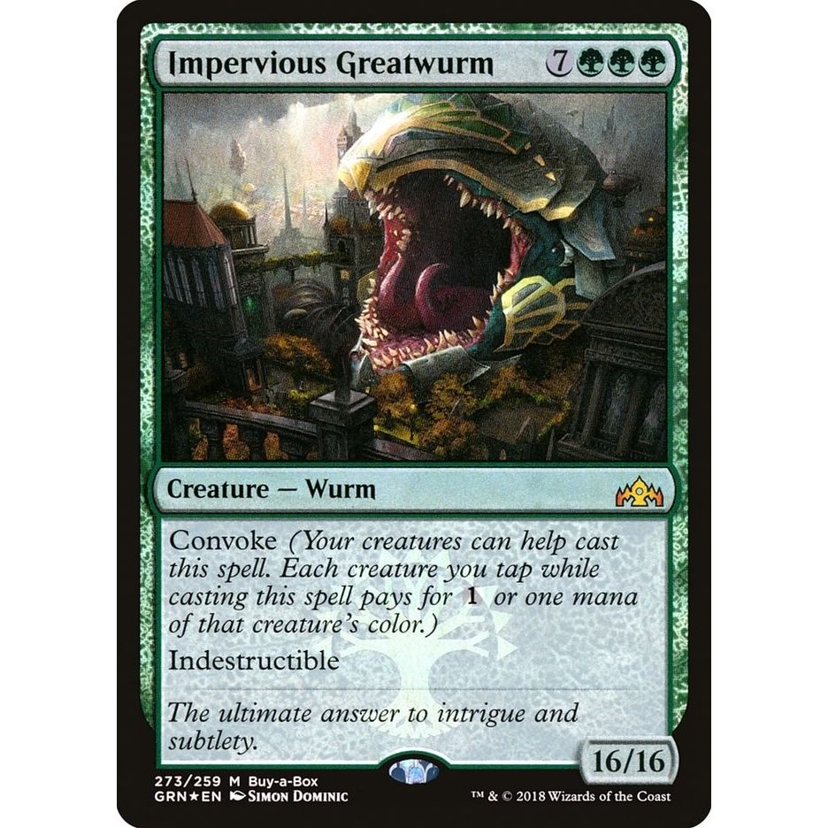 Impervious Greatwurm (273) (Buy-A-Box Promos) - PokeBox USA