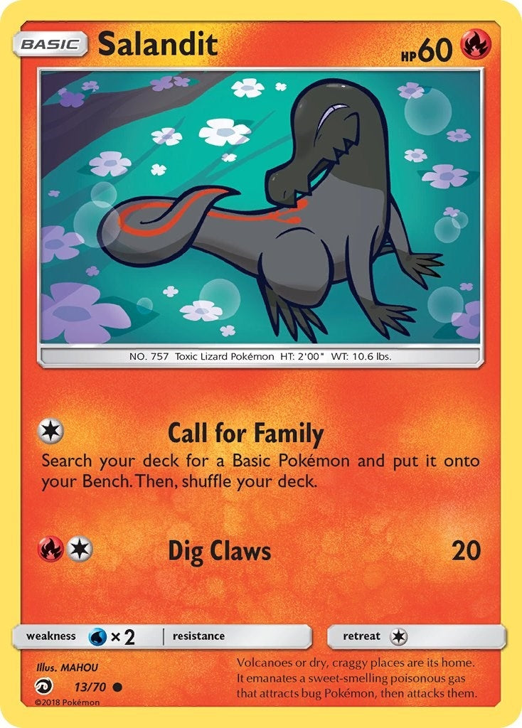 Image for Salandit (13/70) (Dragon Majesty) (DRM) - Pokemon