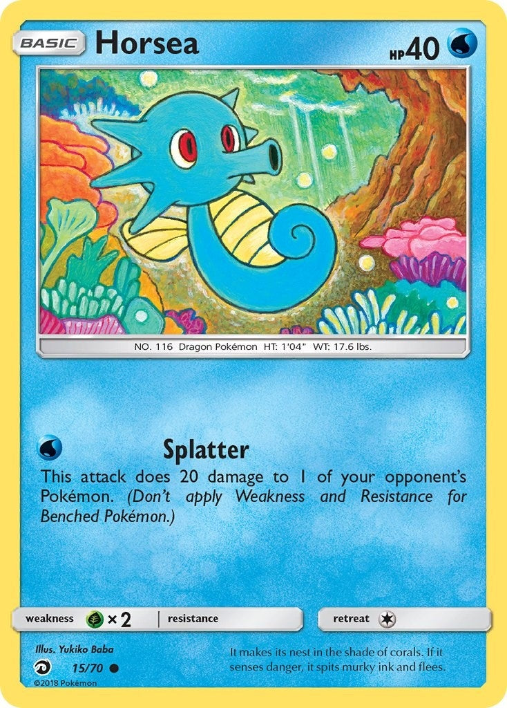Image for Horsea (15) (15/70) (Dragon Majesty) (DRM) - Pokemon