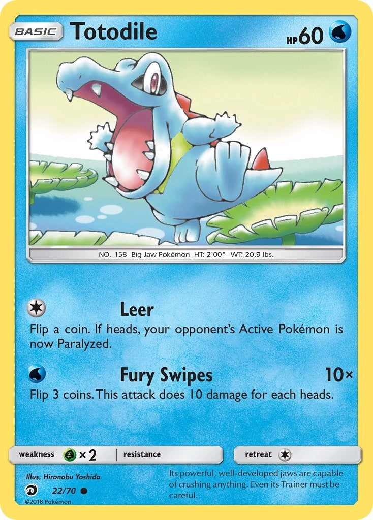 Image for Totodile (22/70) (Dragon Majesty) (DRM) - Pokemon