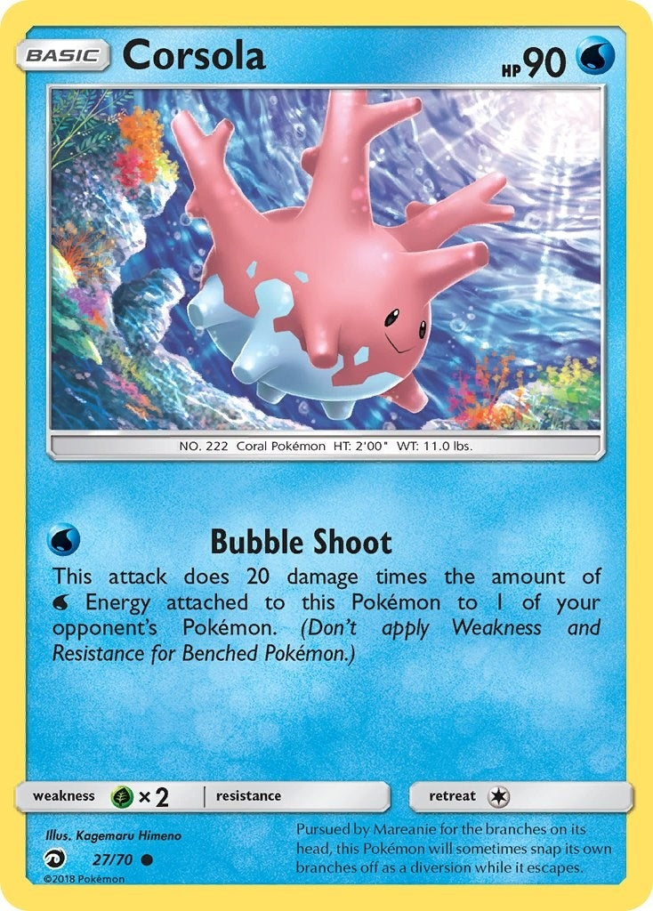 Image for Corsola (27/70) (Dragon Majesty) (DRM) - Pokemon