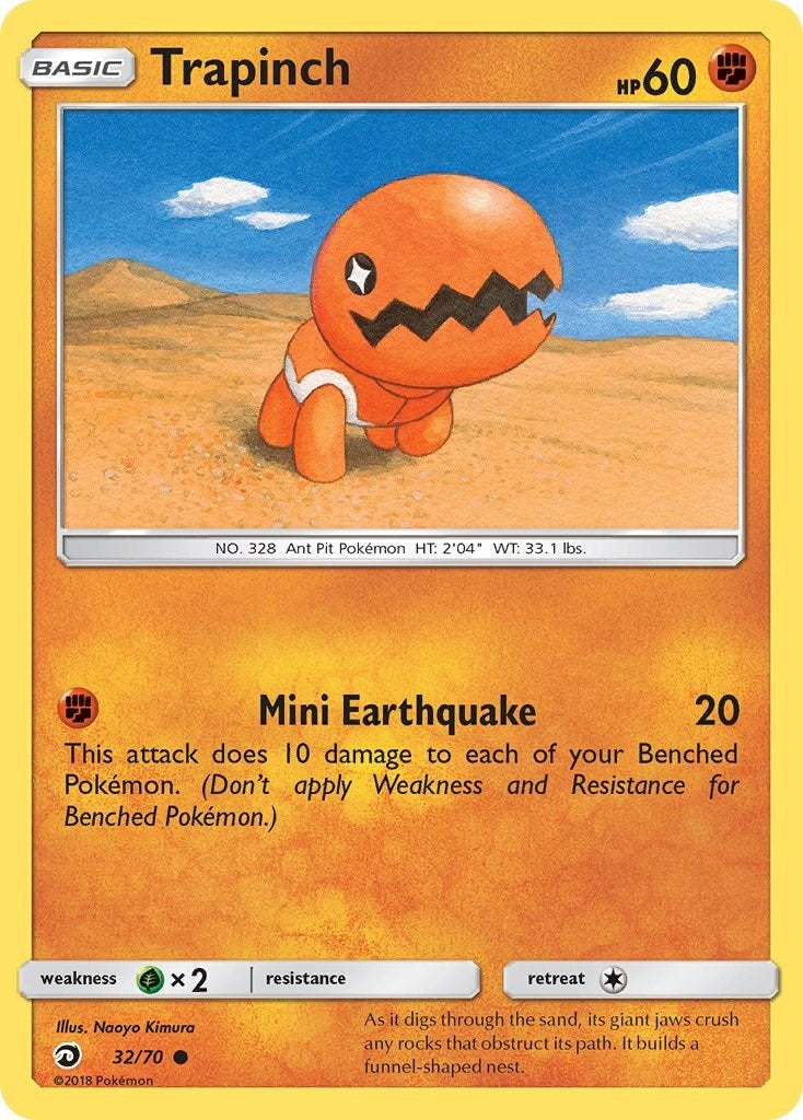 Image for Trapinch (32/70) (Dragon Majesty) (DRM) - Pokemon