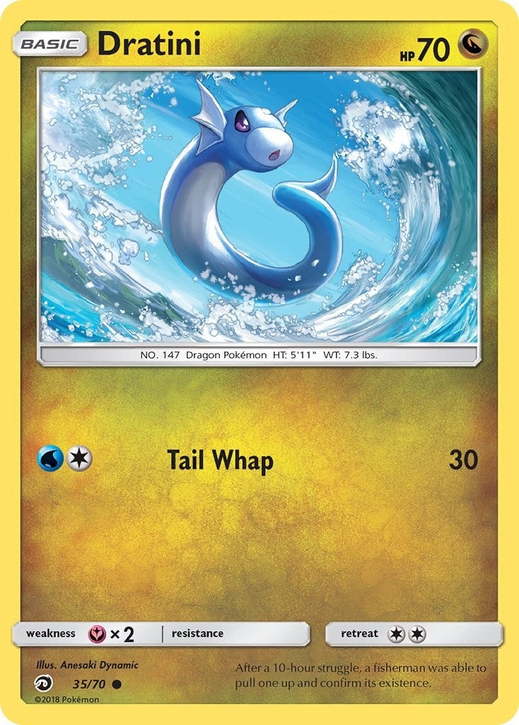 Image for Dratini (35) (35/70) (Dragon Majesty) (DRM) - Pokemon