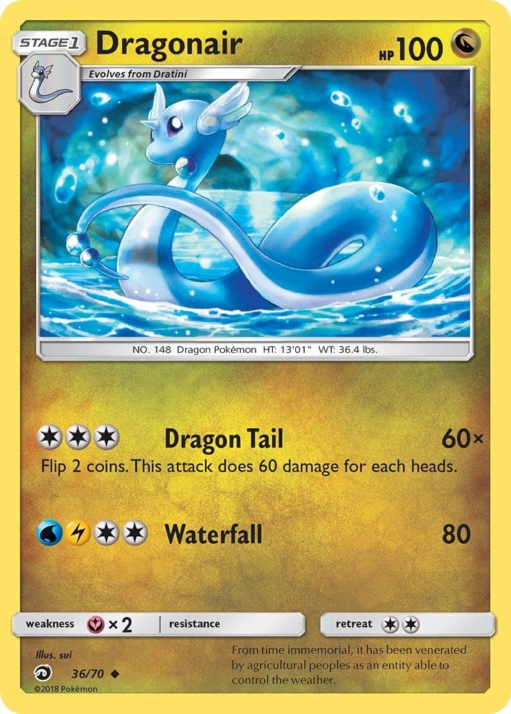 Image for Dragonair (36/70) (Dragon Majesty) (DRM) - Pokemon