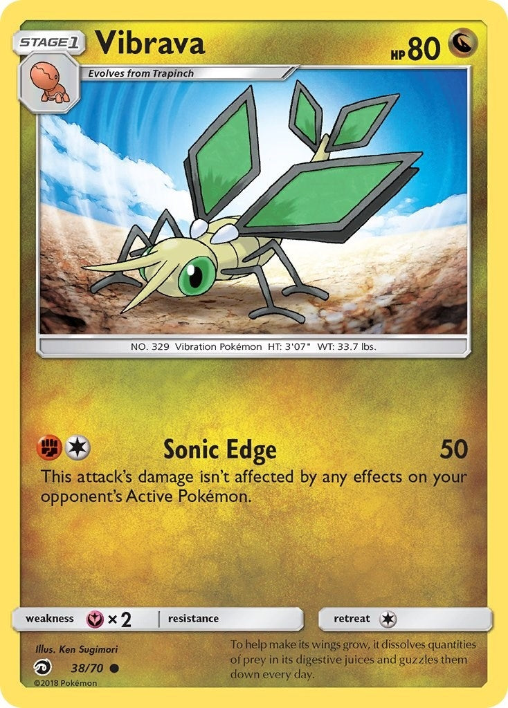 Image for Vibrava (38/70) (Dragon Majesty) (DRM) - Pokemon