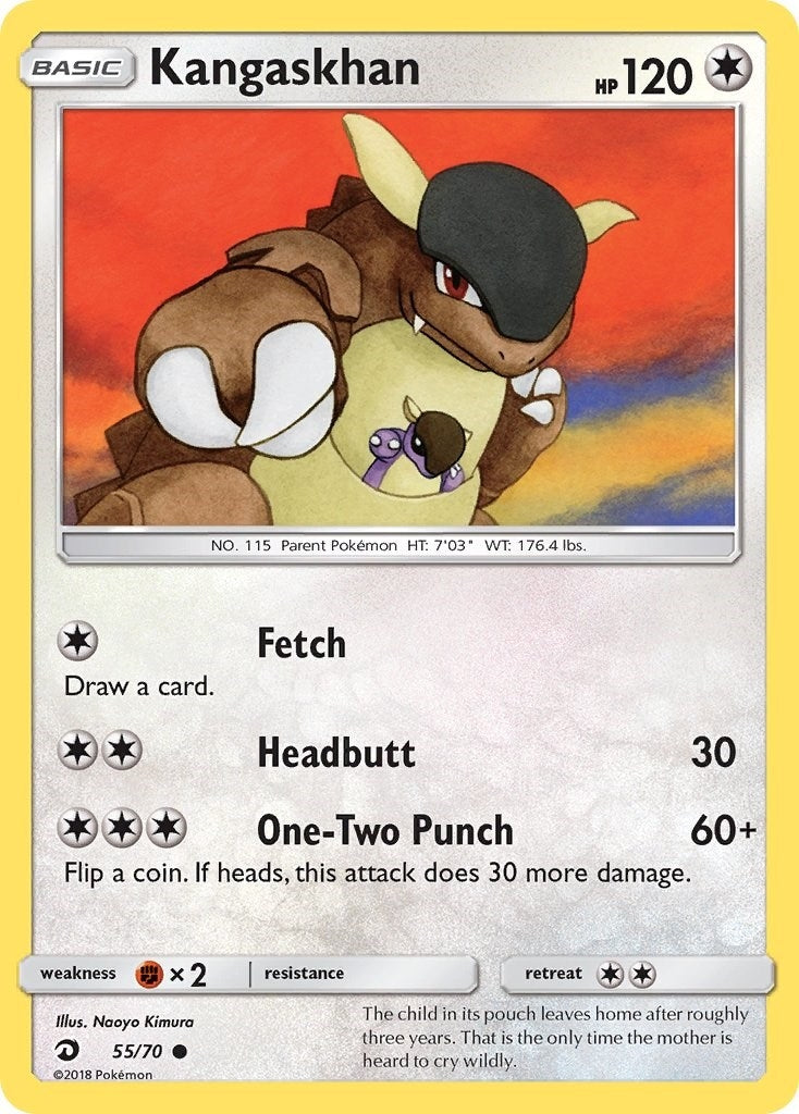 Image for Kangaskhan (55/70) (Dragon Majesty) (DRM) - Pokemon