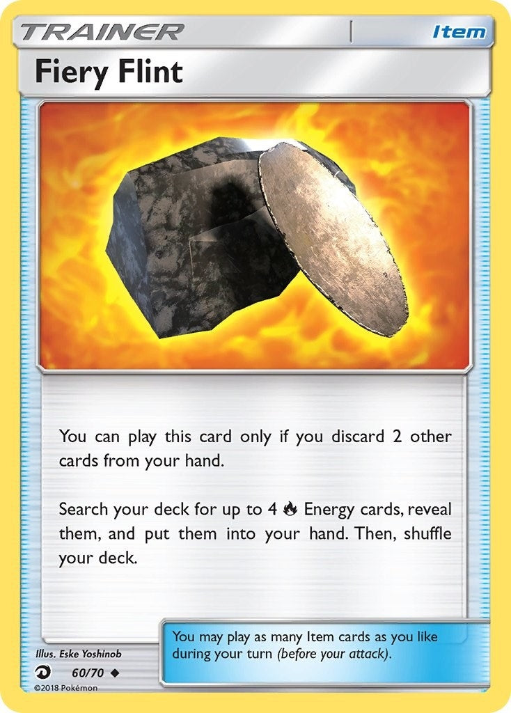 Image for Fiery Flint (60/70) (Dragon Majesty) (DRM) - Pokemon
