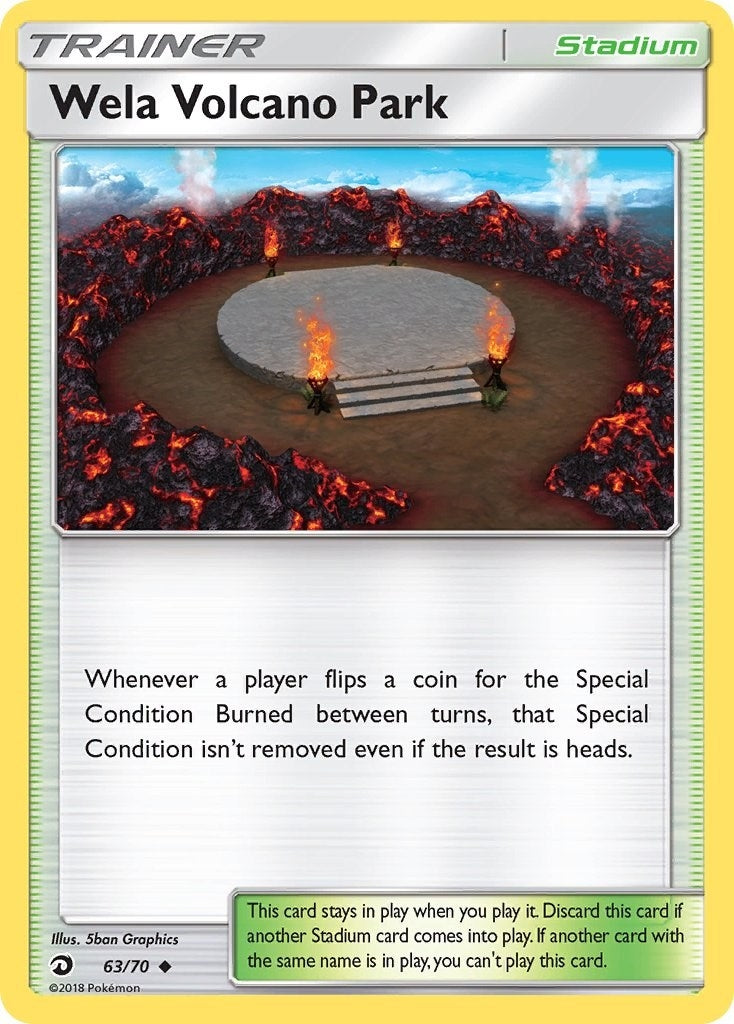 Image for Wela Volcano Park (63/70) (Dragon Majesty) (DRM) - Pokemon