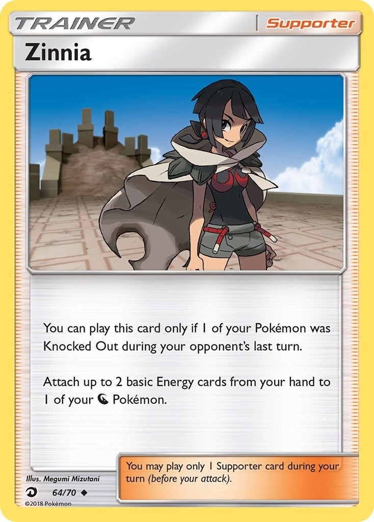 Image for Zinnia (64/70) (Dragon Majesty) (DRM) - Pokemon