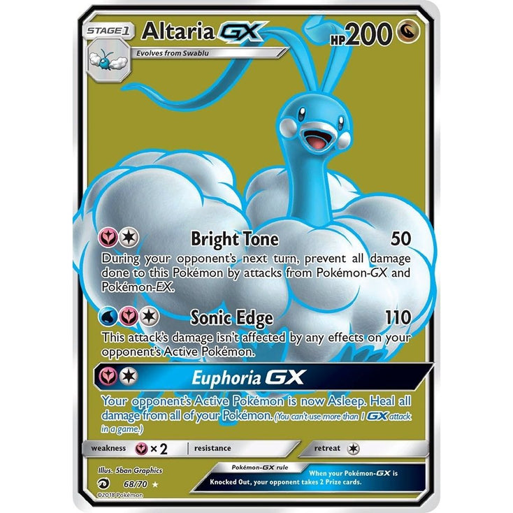 Image for Altaria GX (Full Art) (68/70) (Dragon Majesty) - Pokemon