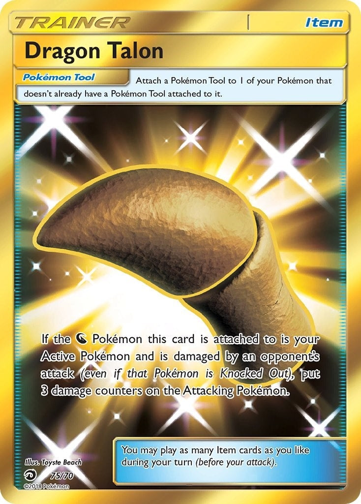 Image for Dragon Talon (Secret) (75/70) (Dragon Majesty) (DRM) - Pokemon