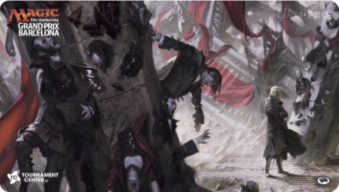 Image for Magic Grand Prix 2016 Playmat: Barcelona (Version 1) - Declaration in Stone - Playmats