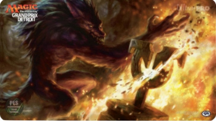 Image for Magic Grand Prix 2016 Playmat: Detroit (Version 1) - Ancient Grudge - Playmats