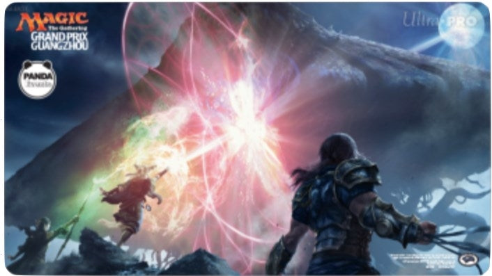 Image for Magic Grand Prix 2016 Playmat: Guangzhou (Version 1) - The Gatewatch fighting Emrakul - Playmats