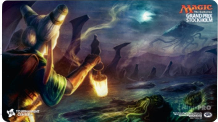 Image for Magic Grand Prix 2016 Playmat: Stockholm - Tamiyo watching Emrakul, the Promised End - Playmats