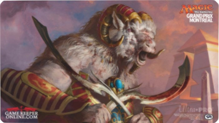 Image for Magic Grand Prix 2017 Playmat: Montreal (Version 1) - Bloodrage Brawler - Playmats