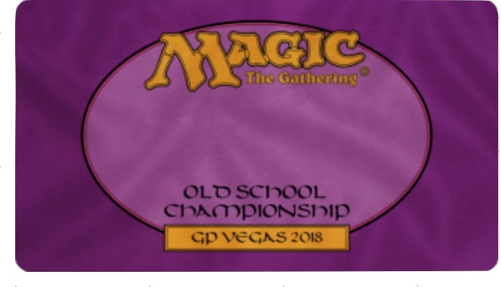 Image for Magic Grand Prix 2018 Playmat: Las Vegas - Old School - Playmats