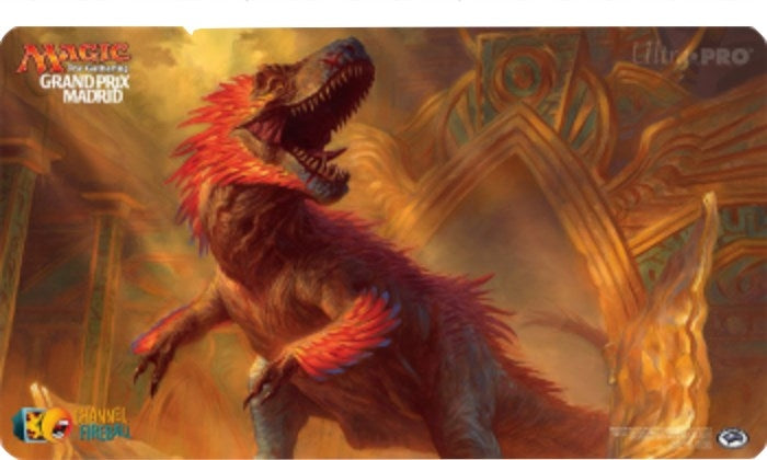 Image for Magic Grand Prix 2018 Playmat: Madrid (Version 3) - Wayward Swordtooth - Playmats