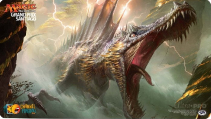 Image for Magic Grand Prix 2018 Playmat: Santiago (Version 1) - Etali, Primal Storm - Playmats