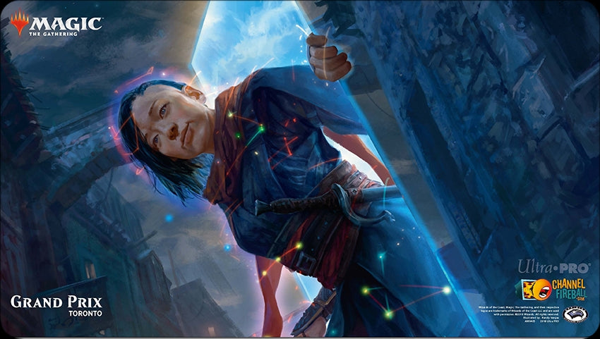 Image for Magic Grand Prix 2018 Playmat: Toronto (Version 3) - Tetsuko Umezawa, Fugitive - Playmats