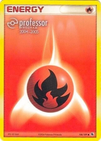 Image for Fire Energy (2004-2005) (108/109) (Professor Program Promos) (PPP) - Pokemon