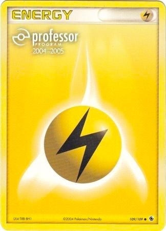 Image for Lightning Energy (2004-2005) (109/109) (Professor Program Promos) (PPP) - Pokemon