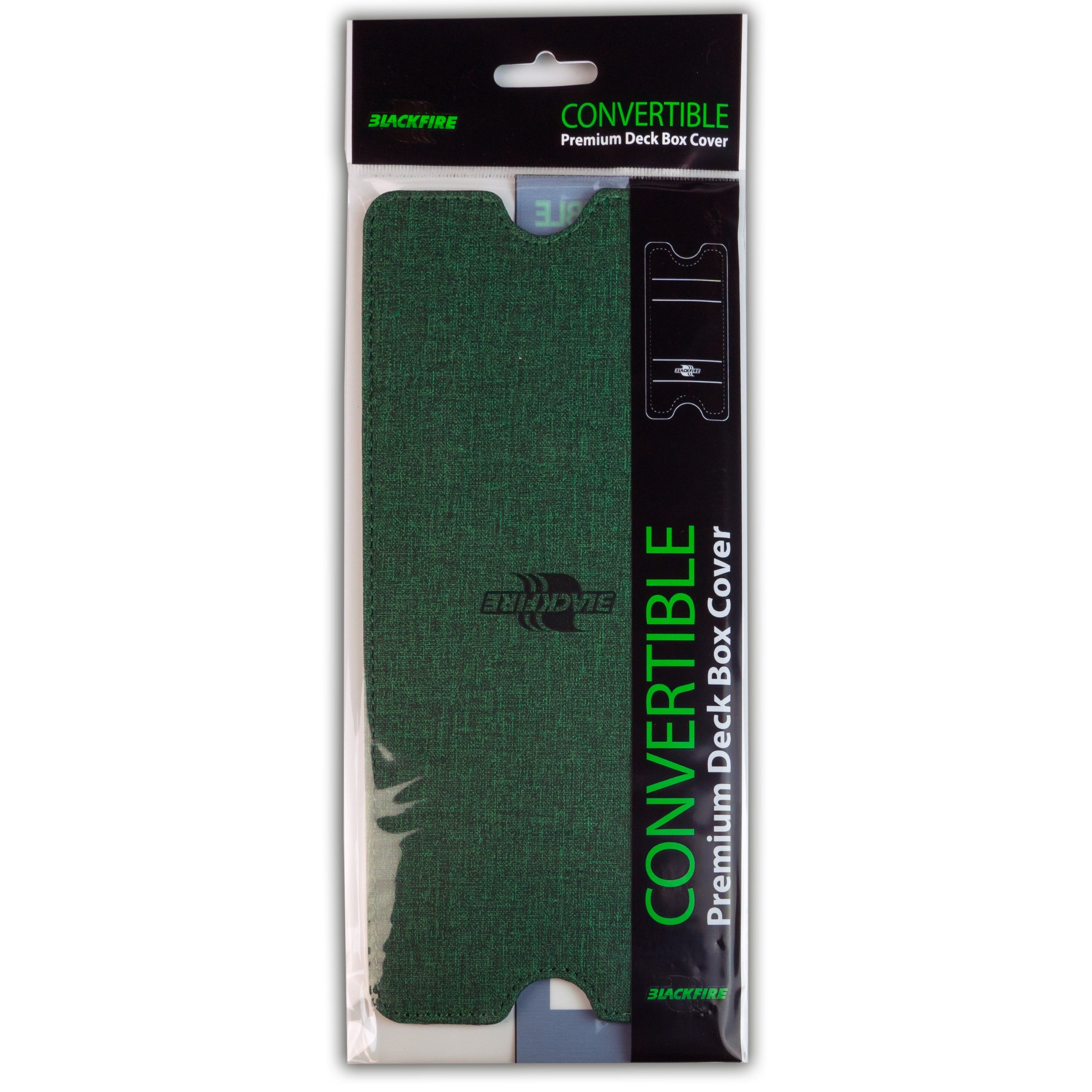 Image for Convertible Deck Box Cover - Single Horizontal Green - Deck Boxes